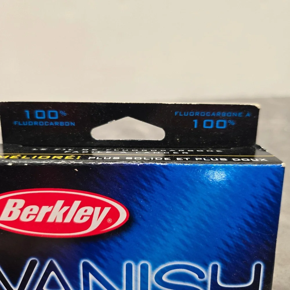 Berkley Vanish Fluorocarbon Fishing Line 6lb 250yd Clear 100% Fluorocarbon